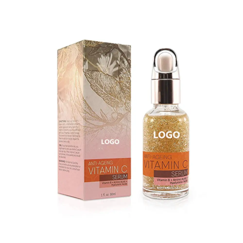 Private Label Anti Ageing and Anti Wrinkle Vitamin C Gold Face Serum