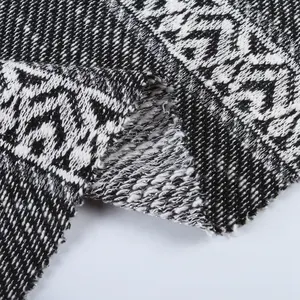 중국어 supplier soft 은 lurex 빗질 french terry 니트 fabric