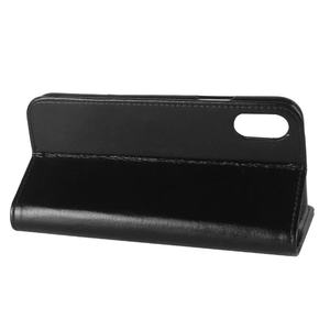 de teléfono celular tapa Caballo Loco tarjeta caso para iPhone Xs Max suave de la PU de la celda teléfono caso - Product Image 2
