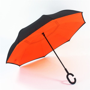 Livraison gratuite coupe-vent grande taille à <span class=keywords><strong>l</strong></span>'envers voyage parapluie inversé - Product Image 3
