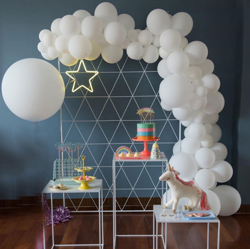 Vrise, лидер продаж, украшение для вечеринки с белыми праздничными шарами, арочная гирлянда, набор полос, набор арочных шаров