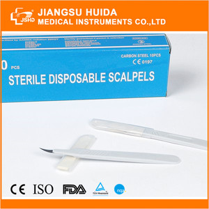 Usine Directe HDA En Acier Inoxydable Stérile <span class=keywords><strong>Scalpel</strong></span> lame - Product Image 4