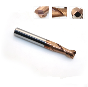 1mm mango largo 2 <span class=keywords><strong>flautas</strong></span> plaza final Mills HRC55 de alta precisión cara de fresado - Product Image 4