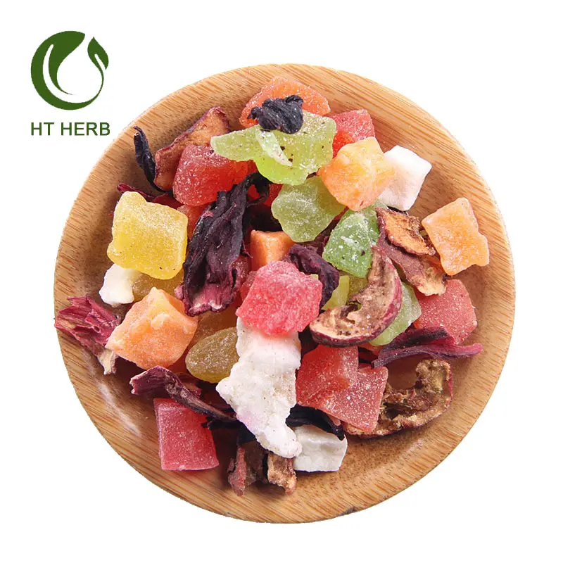 Mixed Dried Fruit For Tea And Snacks Delicious Blending Chinese Dried Fruit Tea With Roselle And Hawthorn