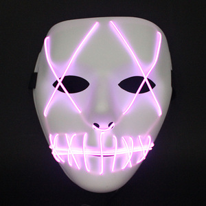 <span class=keywords><strong>Masque</strong></span> lumineux <span class=keywords><strong>LED</strong></span> créatif pour Halloween et carnaval 2025 - Product Image 6