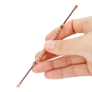 Vente en gros HONGSTARS Cure-oreilles en acier inoxydable écologique couleur or rose, nettoyeur d'oreilles sûr pour adultes, usage domestique - Product Image 2