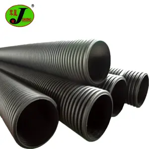 Alcantarilla 600 diámetro hdpe tubo corrugado de drenaje