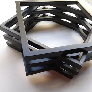 Bulk freistehende billige Großhandel 3D Holz Shadow Box Bilderrahmen mit benutzer definierten Größe und Farbe