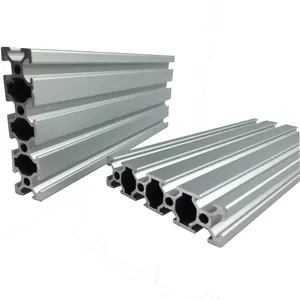 2080 Nhôm Công Nghiệp Khung Vật Liệu Chân Đế Nhà Sản Xuất T Track V Slot Đùn Nhôm Hồ Sơ