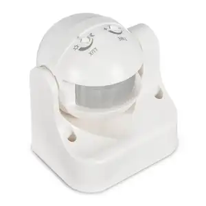 Interruptores de luz 180, detector de movimento de longa distância, sensor de movimento ao ar livre, sensor infravermelho, alcance de detecção de controle de luz, 8m max