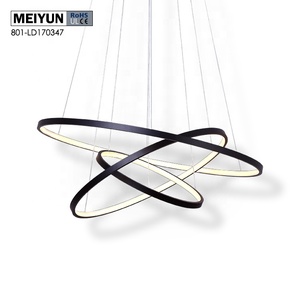 Nuevo diseño de anillo de Metal moderno LED lámparas de luz de techo - Product Image 3
