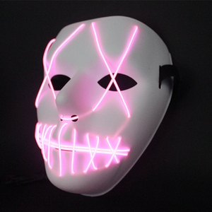 <span class=keywords><strong>Masque</strong></span> lumineux <span class=keywords><strong>LED</strong></span> créatif pour Halloween et carnaval 2025 - Product Image 5