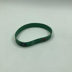 Fabrika fiyat çevre dostu renkli doğal kauçuk/silikon bileklik çocuk ve yetişkin - Product Image 3