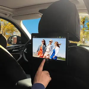 Pantalla táctil de navegación y entretenimiento para publicidad de vehículos, tablet pc android para coche, 2019