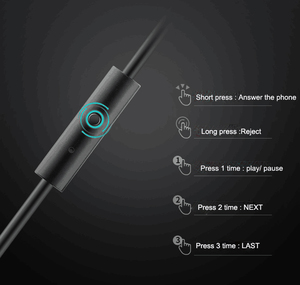 OEM deporte oído con cable Auriculares auriculares para mp3 reproductor de música smartphone - Product Image 6