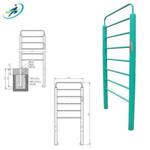 Thể Dục Dụng Cụ Tường Thiết Bị Tập Thể Dục Khỉ Bar Ngoài Trời Tập Thể Dục Dọc Leo Thang Cho Bán Buôn - Product Image 6