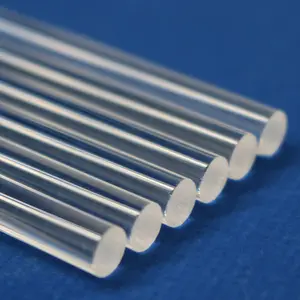 Quartz Glass Rod High Purity High Temperature Quartz Crystal Glass Wands/quartz Glass Rod