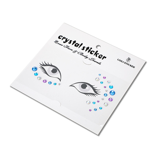 Precio <span class=keywords><strong>de</strong></span> fábrica al por mayor <span class=keywords><strong>de</strong></span> diamantes cara ojo brillo <span class=keywords><strong>tatuaje</strong></span> adhesivo para decoración - Product Image 5