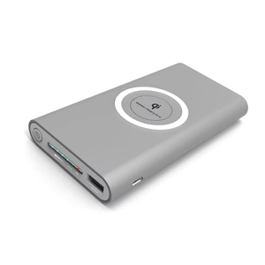 Caliente vende banco de potencia recargable de alta calidad 2 en 1 Qi inalámbrico cargador de <span class=keywords><strong>teléfono</strong></span> portátil - Product Image 4