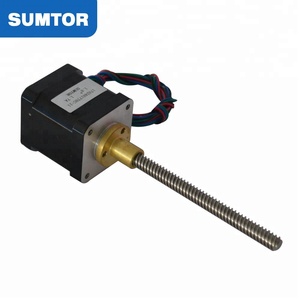 <span class=keywords><strong>tige</strong></span> <span class=keywords><strong>filetée</strong></span> carrée 42x48mm nema 17 moteur <span class=keywords><strong>pas</strong></span> à <span class=keywords><strong>pas</strong></span> à vis à billes linéaire non captive - Product Image 2