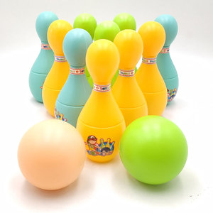 ENJOY STAR-Juego de Bowls inflable para niños y niñas, juego de 10 pines y 2 bolas para edades 2, 3, 4, 5 años, gran oferta - Product Image 3