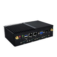 Precio de fábrica Kansung Mini PC industrial sin ventilador J1900 Juego de escritorio Pequeño ordenador Linux Mini PC