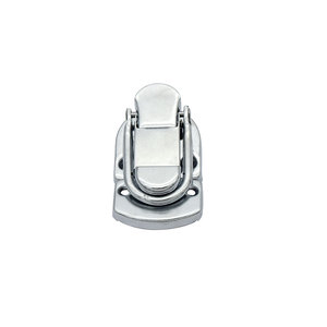 Serrature per custodie per chitarre in ferro, chiusura a scatto cromata FS1030 - Product Image 1