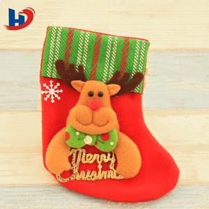 En <span class=keywords><strong>gros</strong></span> <span class=keywords><strong>Feutre</strong></span> Noël Bébé Boudinage Laine Chaussettes - Product Image 2