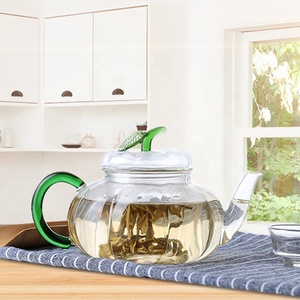 <span class=keywords><strong>Théière</strong></span> infuseur en verre résistant à la chaleur directe <span class=keywords><strong>citrouille</strong></span> souvenirs faits à la main - Product Image 4
