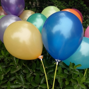 Color surtido 10 pulgadas 2,2g <span class=keywords><strong>ronda</strong></span> <span class=keywords><strong>de</strong></span> globos para vacaciones y decoración - Product Image 4
