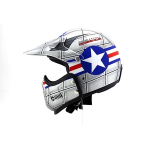 Mayor de <span class=keywords><strong>la</strong></span> motocicleta casco abierto de <span class=keywords><strong>la</strong></span> cara para moto, vintage, metal Flake, mate, punto certificado - Product Image 1