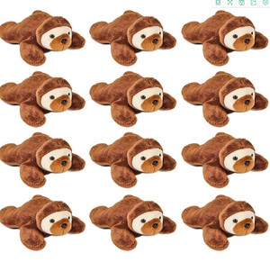 Albero della fauna selvatica confezione da 12 bradipo Mini 4 pollici piccoli animali di peluche Bulk Bundle <span class=keywords><strong>Zoo</strong></span> <span class=keywords><strong>Animal</strong></span> Toys - Product Image 1