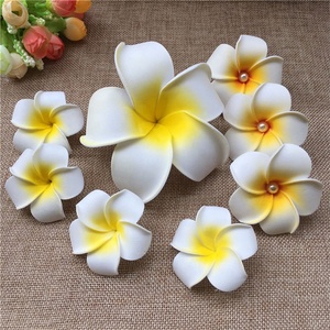 Flor <span class=keywords><strong>de</strong></span> Plumeria <span class=keywords><strong>de</strong></span> espuma Artificial para decoración <span class=keywords><strong>de</strong></span> sombreros, V-1102, venta al por mayor - Product Image 4