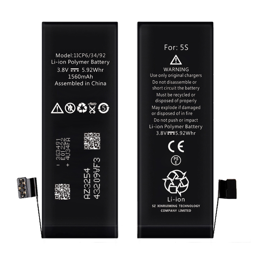 Shenzhen Factory Direct Sale for iPhone 5S Battery Replacement 100% Fittable