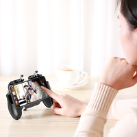 H5.0 Pubg Mobile Gamepad Joystick Logam L1 R1 Memicu Game Shooter Player untuk iPhone Ponsel Android Game Mobile Gamepad