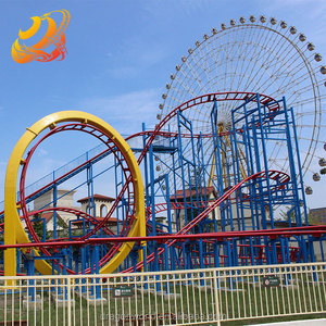 Parque <span class=keywords><strong>de</strong></span> diversiones atracciones al aire libre 24 p montaña rusa para venta - Product Image 4
