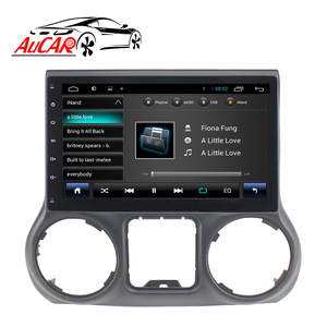 AuCAR 10,1 "Android 10 coche estéreo Auto electrónica navegación GPS reproductor de DVD del coche de Video del coche para <span class=keywords><strong>Jeep</strong></span> Wrangler JK JL 2011-2017 - Product Image 1