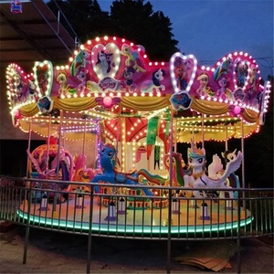 Fabricante de China, parque de diversiones adulto 24 asientos carrusel paseos a caballo para la venta - Product Image 2