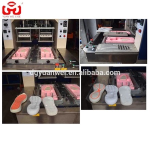 Nuova Macchina Yuanwei 2018 per Saldatura e Stampaggio a Caldo di Suole in TPR per Produzione di Scarpe con Certificazione CE - Product Image 4