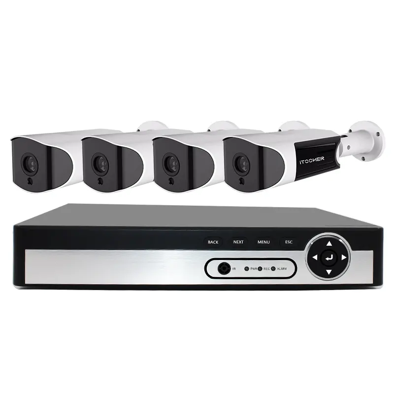 Заводская цена 4ch cctv камера комплект системы 4 Каналы 5MP nvr комплект безопасности системы