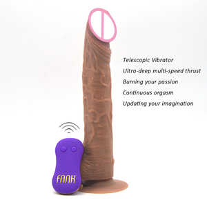 Novo Vibrador Telescópico FAAK309 de 2019, Dildo Elétrico Realista, Brinquedo Sexual para Mulheres, Vibrador Automático com Aquecimento - Product Image 5