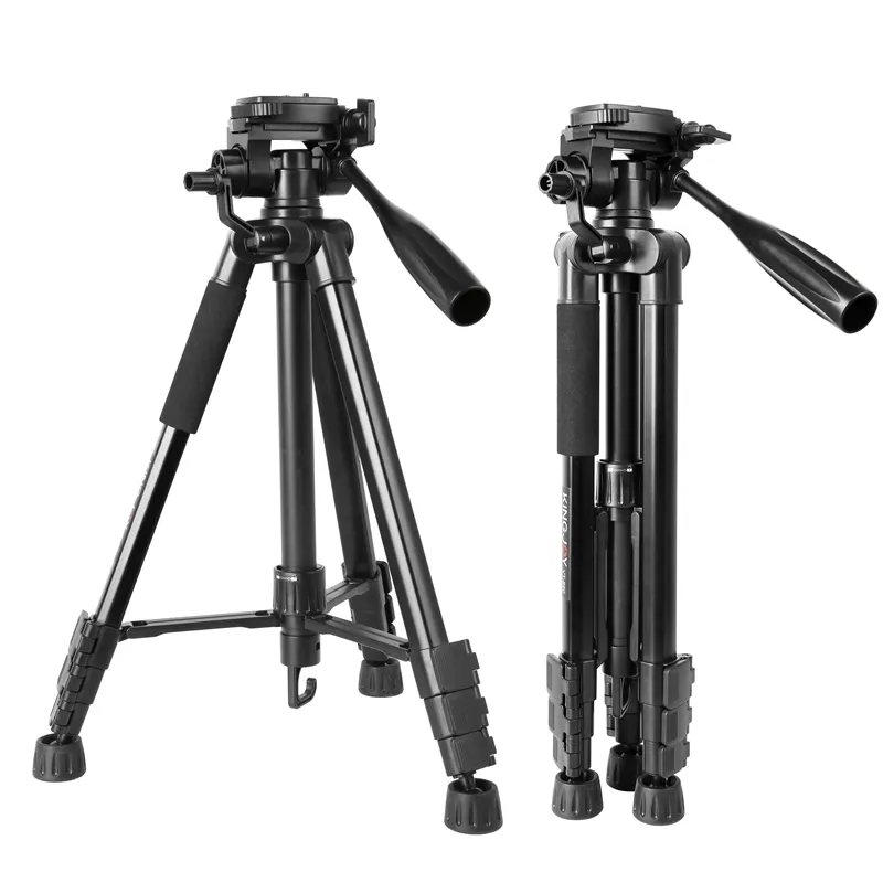 Kingjoy Hot Sale Portable Mini Aluminum tripod for video cameras