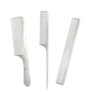 <span class=keywords><strong>Pettine</strong></span> in Acciaio Inossidabile di Alta Qualità per Salone e Barbiere, <span class=keywords><strong>Pettine</strong></span> a Denti Fini in Metallo per Taglio <span class=keywords><strong>Capelli</strong></span> - Product Image 2