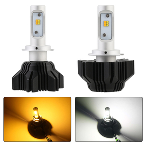 Nighteye Double couleur 10000 lumen jaune blanc H4 <span class=keywords><strong>H7</strong></span> H8 a mené la conversion de phare auto led <span class=keywords><strong>feu</strong></span> antibrouillard A359-N2 - Product Image 6