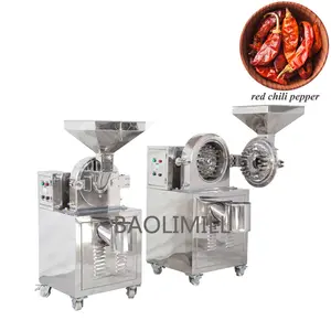 Dry ginger garlic paste powder grinding machine