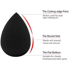 2024 di vendita calda di colore nero Set di <span class=keywords><strong>trucco</strong></span> di bellezza frullatore <span class=keywords><strong>fondotinta</strong></span> di bellezza spugna di miscelazione - Product Image 2