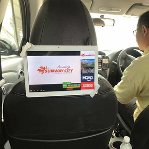 Giá đỡ đa góc linh hoạt cho ghế sau ô tô, máy tính bảng <span class=keywords><strong>Android</strong></span>, xe buýt, taxi, giá đỡ tựa đầu xe, giá đỡ quảng cáo trên ô tô dành cho iPad 7-10.1 inch, chất liệu kim loại - Product Image 3