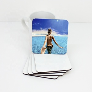 Tikar meja kosong, sublimasi Mdf Coster Diy, <span class=keywords><strong>coaster</strong></span> cetak Transfer panas grosir minimalis kayu - Product Image 5