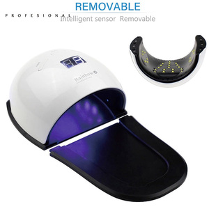2018 alta calidad 48 W Rainbow 4 led UV gel <span class=keywords><strong>de</strong></span> uñas secador <span class=keywords><strong>de</strong></span> la máquina para <span class=keywords><strong>pie</strong></span> lámpara <span class=keywords><strong>de</strong></span> uñas <span class=keywords><strong>pantalla</strong></span> Led - Product Image 1