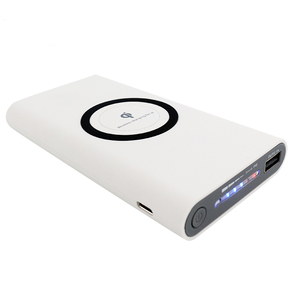Caliente vende banco de potencia recargable de alta calidad 2 en 1 Qi inalámbrico cargador de <span class=keywords><strong>teléfono</strong></span> portátil - Product Image 1